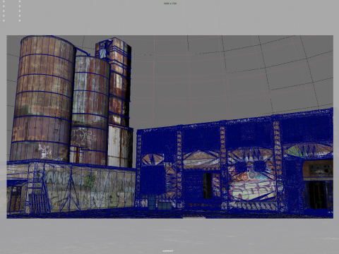 Abandoned Factory Model 3D