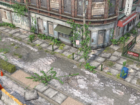 Citt&agrave; abbandonata Modello 3D