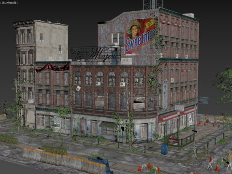 Abandoned City 3D मॉडल