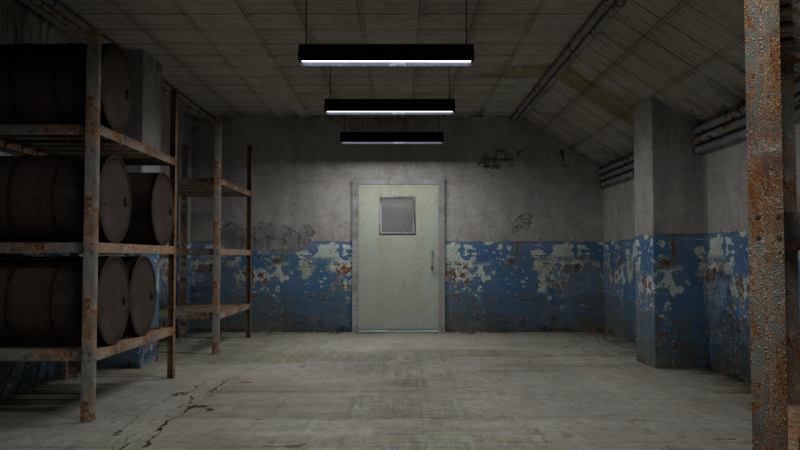 Old warehouse 3D Model .c4d .max .obj .3ds .fbx .stl .blend 