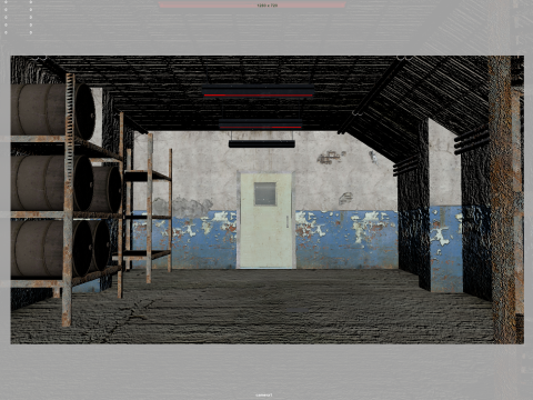 Old warehouse 3D Model
