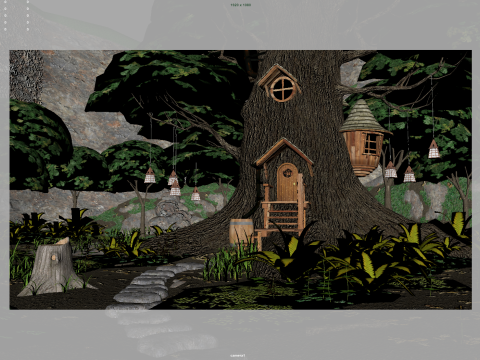 Tree House Modello 3D