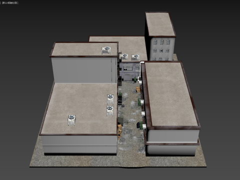 Alley 3D Модель