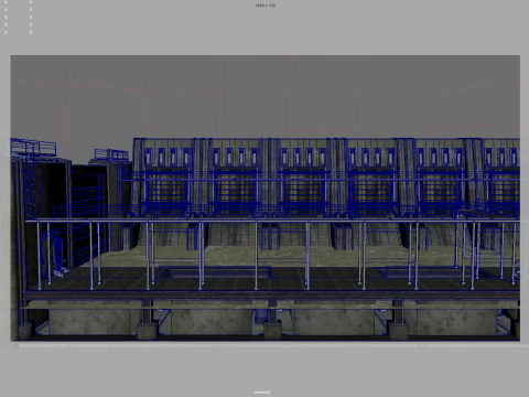Water Dam Modelo 3D
