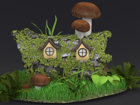 Jungle Cabin 3D Модель