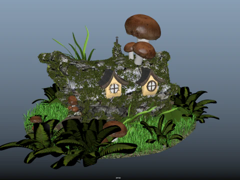 Jungle Cabin 3D Model