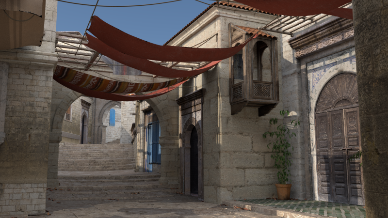 Ancient Town 3D Модель .c4d .max .obj .3ds .fbx .stl .blend 