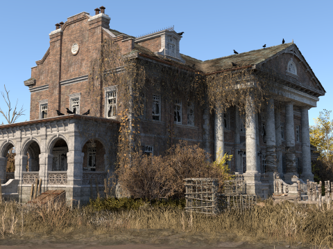 Rundown estate 3D Модель