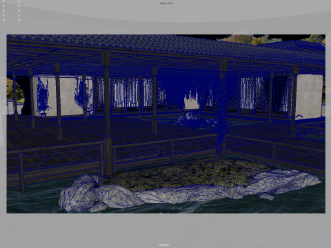 Courtyard 3D Model