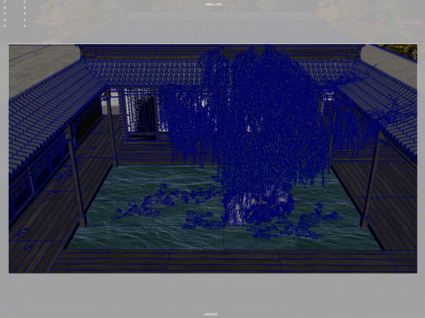 Courtyard 3D Model