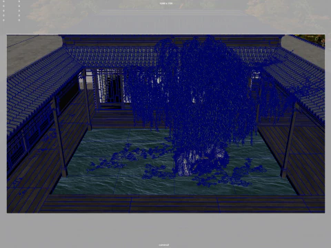 Courtyard 3D Model