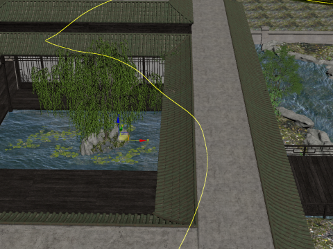 Courtyard 3D Model