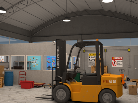 Warehouse 3D Model
