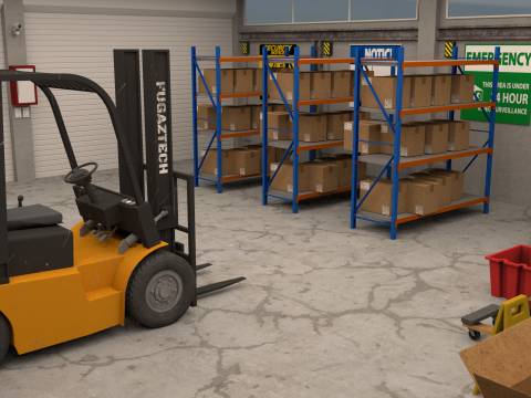 Warehouse 3D Model