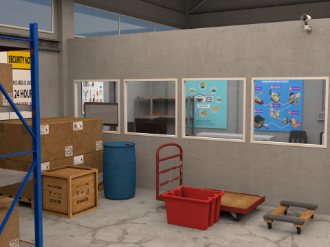 Warehouse 3D Model