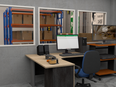 Warehouse 3D Model