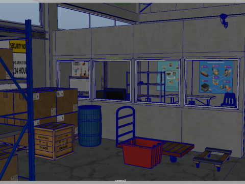 Warehouse 3D Model