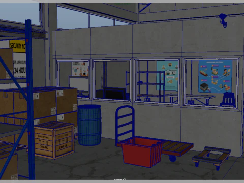 Warehouse 3D Model