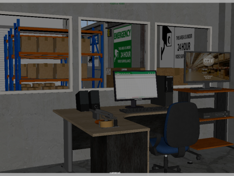 Warehouse 3D Model