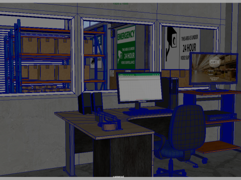 Warehouse 3D Model