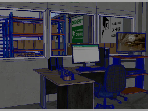 Warehouse 3D Model