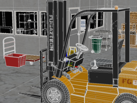 Warehouse 3D Model