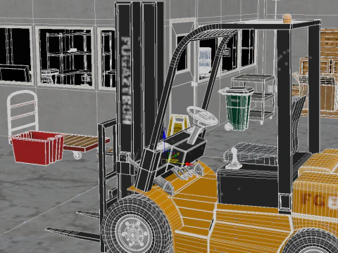 Warehouse 3D Model