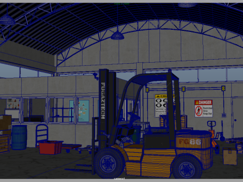 Warehouse 3D Model
