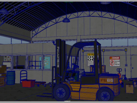 Warehouse 3D Model