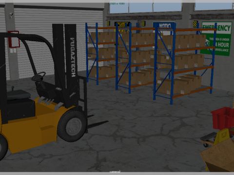 Warehouse 3D Model
