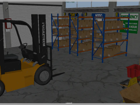Warehouse 3D Model