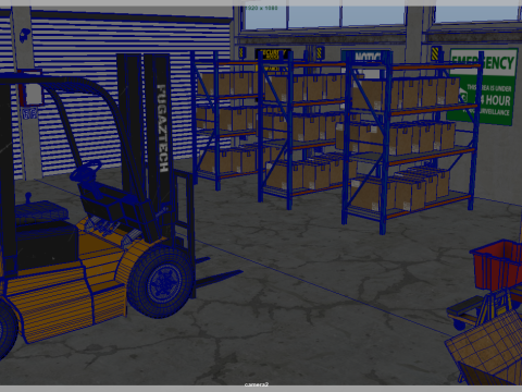 Warehouse 3D Model