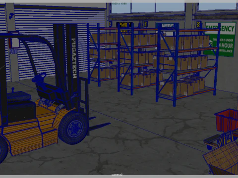 Warehouse 3D Model