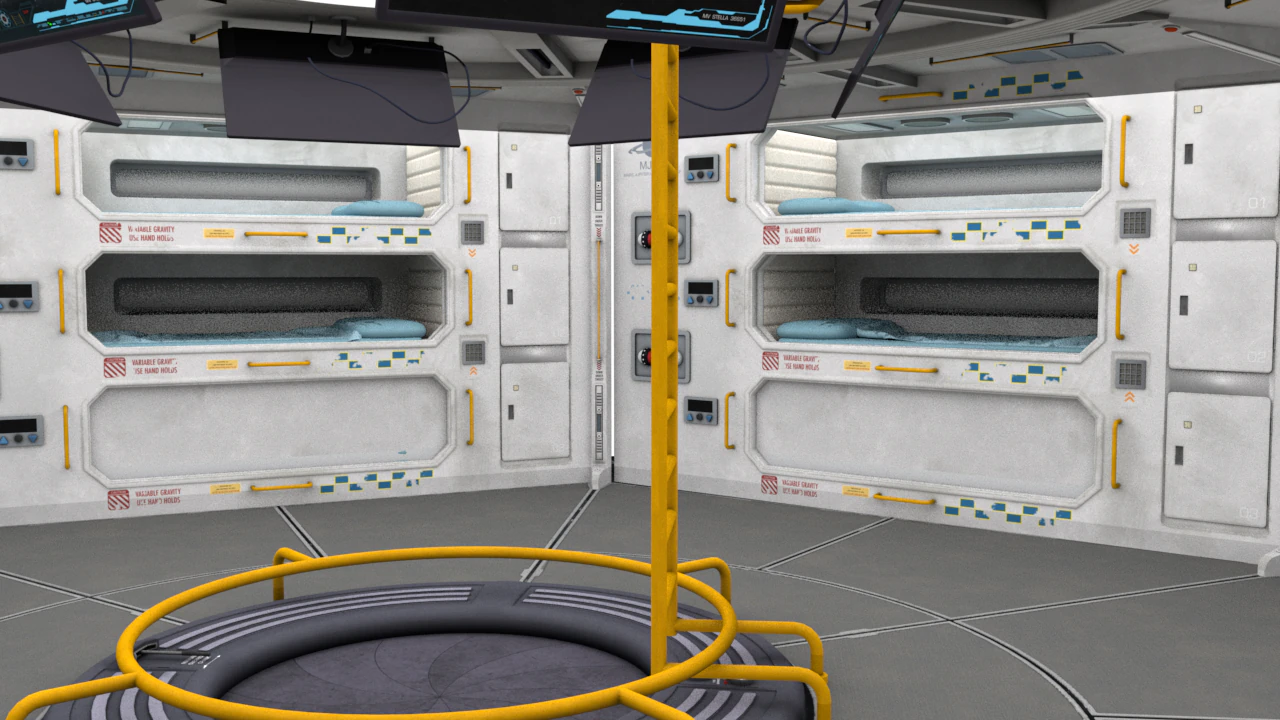 Space Station 3D Model .c4d .max .obj .3ds .fbx .stl .blend 