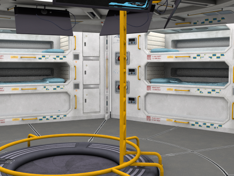 Space Station 3D Model