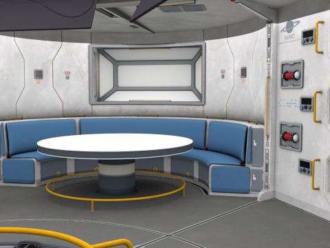 Space Station 3D मॉडल