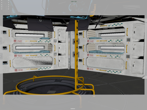Space Station 3D मॉडल