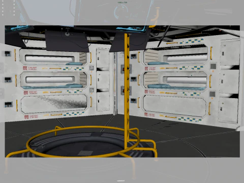 Space Station 3D Model