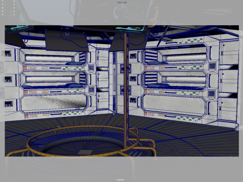 Space Station 3D मॉडल