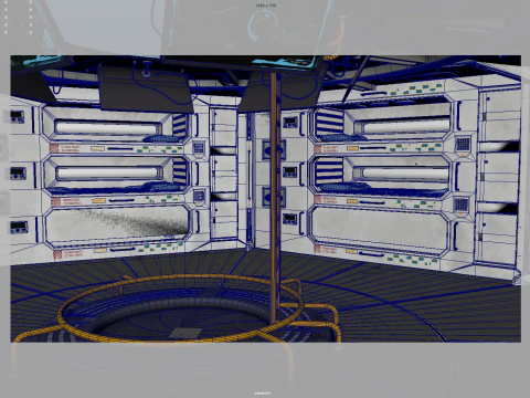 Space Station 3D Model