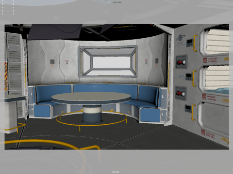 Space Station 3D मॉडल