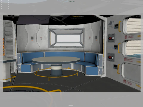 Space Station 3D Model