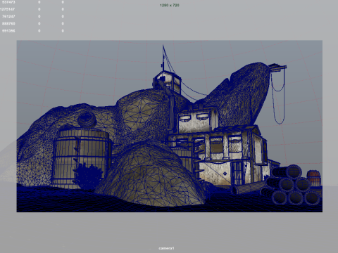 Abandoned houses Modelo 3D