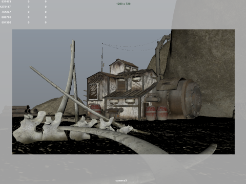 Abandoned houses Modelo 3D