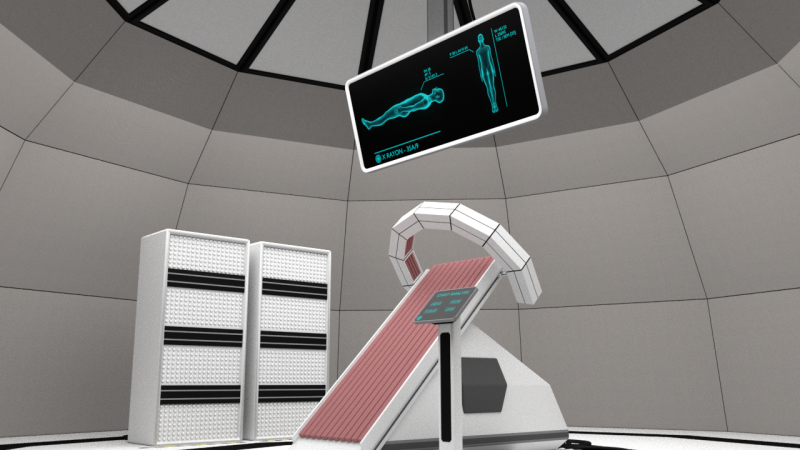 Sci-Fi-Exam-Room 3D Model .c4d .max .obj .3ds .fbx .stl .blend 