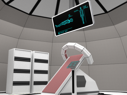 Sci-Fi-Exam-Room 3D Model