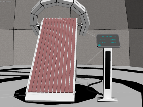 Sci-Fi-Exam-Room 3D Model