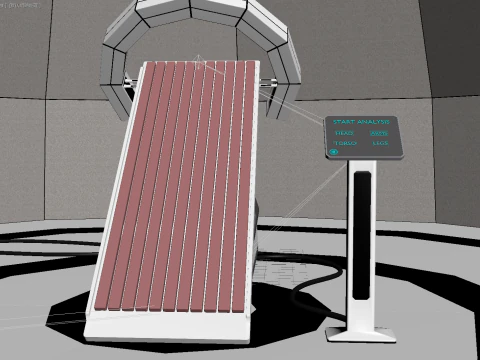 Sci-Fi-Exam-Room 3D Model