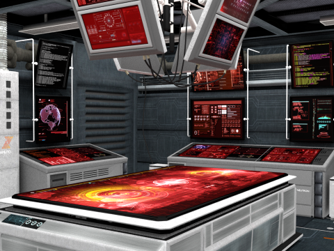 Spaceship Interior 3D मॉडल