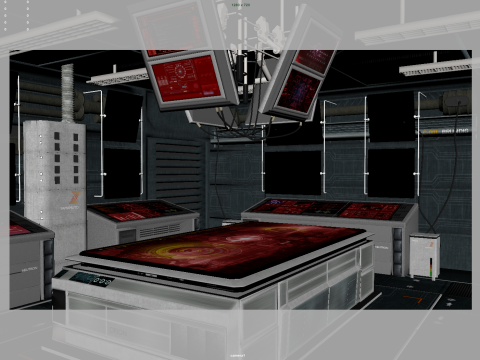 Spaceship Interior 3D 모델